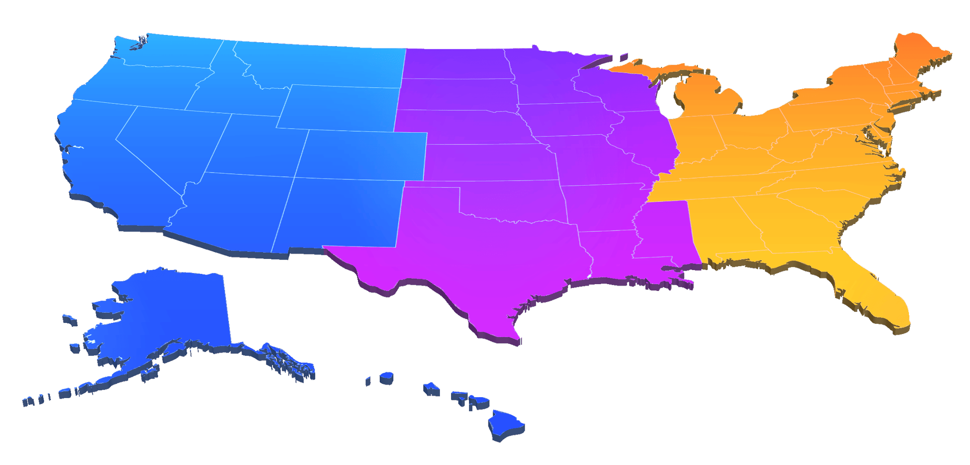 3d us map final